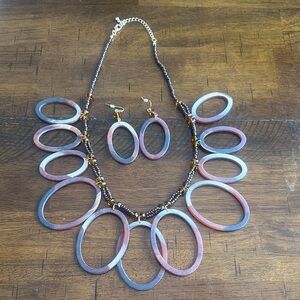 Cato Multicolor Statement Necklace Set